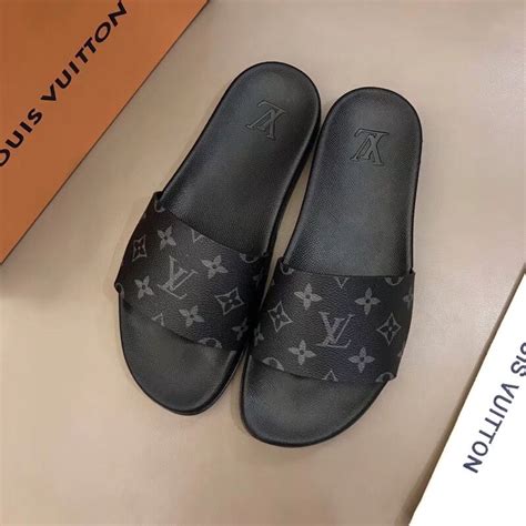 louis vuitton mens slides|louis vuitton lv slides.